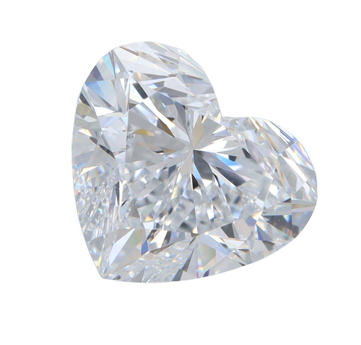 3.29 Carat F VVS2 Heart Lab Diamond