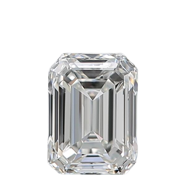 0.5 Carat H VVS1 Emerald Natural Diamond
