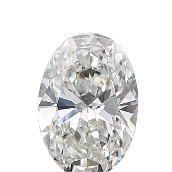 0.52 Carat H VVS1 Oval Natural Diamond