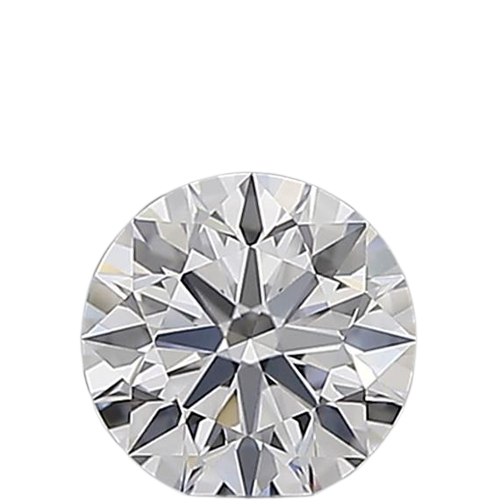 0.5 Carat D VVS2 Round Natural Diamond