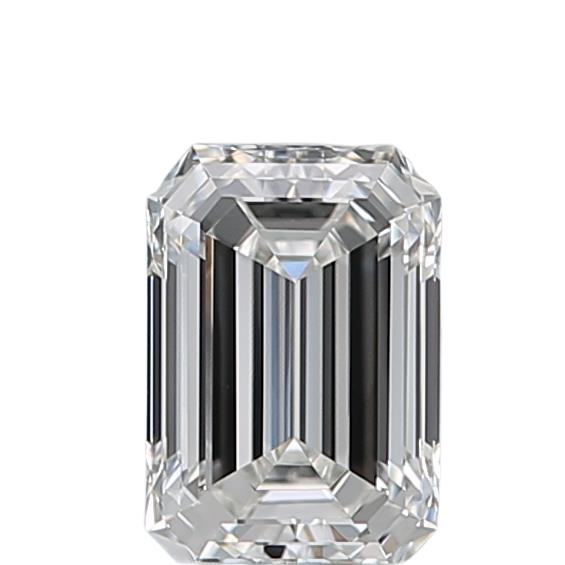 0.5 Carat G VVS1 Emerald Natural Diamond