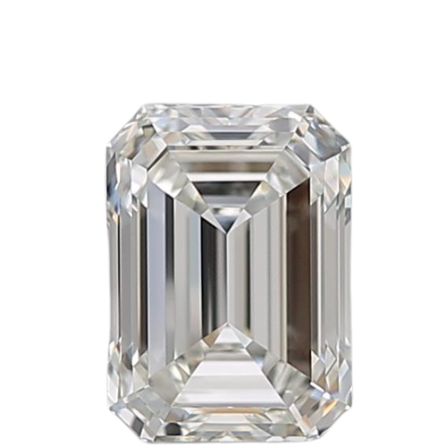 0.59 Carat H IF Emerald Natural Diamond
