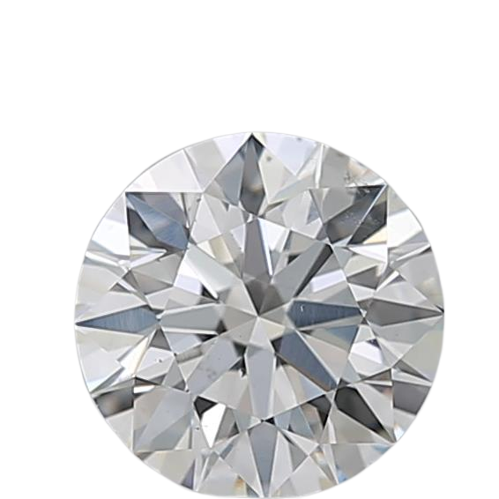0.6 Carat H SI1 Round Natural Diamond
