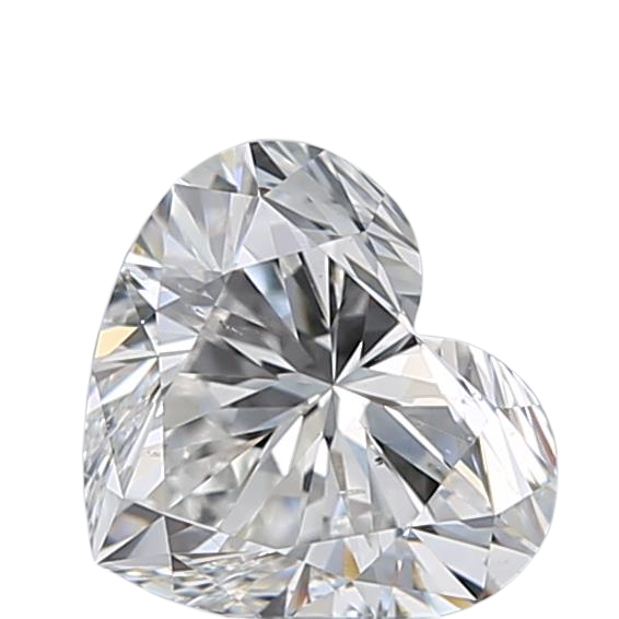 0.7 Carat E SI1 Heart Natural Diamond