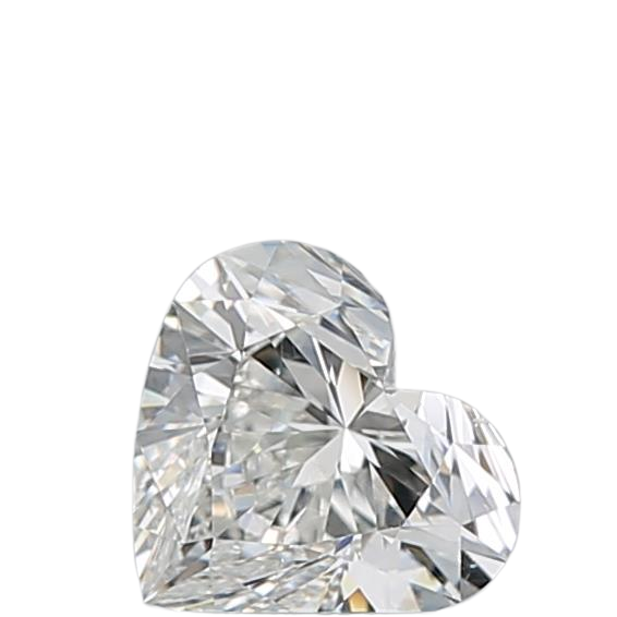 0.61 Carat H SI1 Heart Natural Diamond