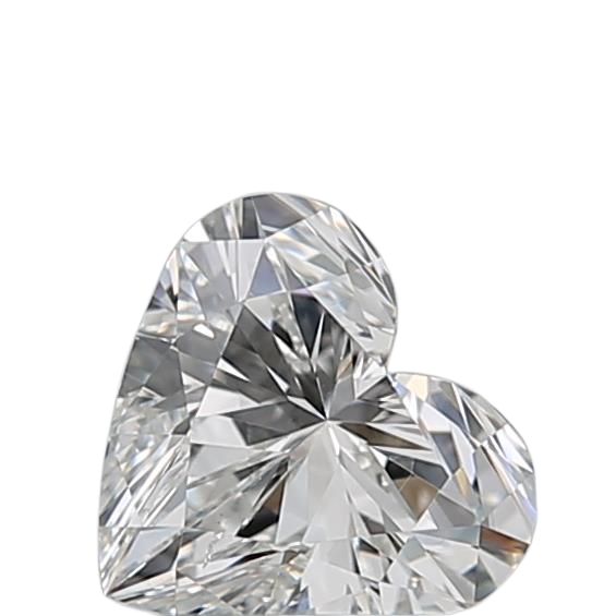 0.52 Carat H SI1 Heart Natural Diamond