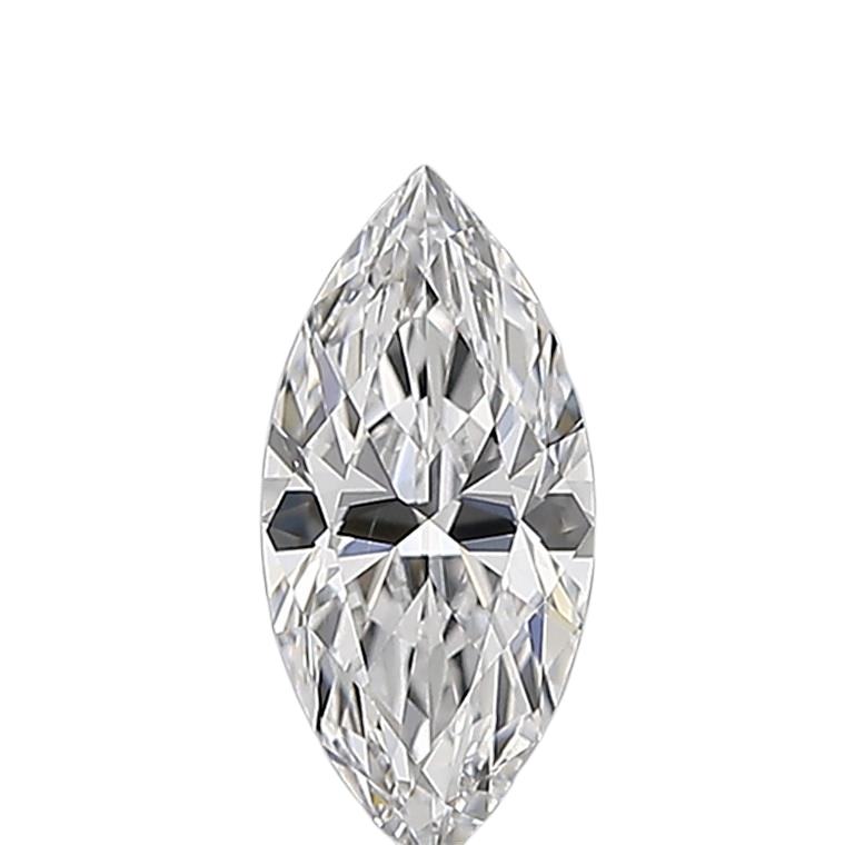 0.5 Carat D VS2 Marquise Natural Diamond