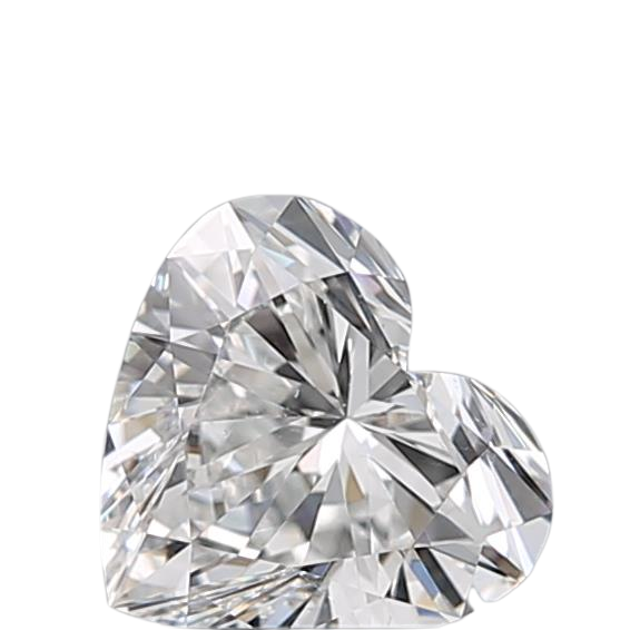 0.5 Carat E SI1 Heart Natural Diamond