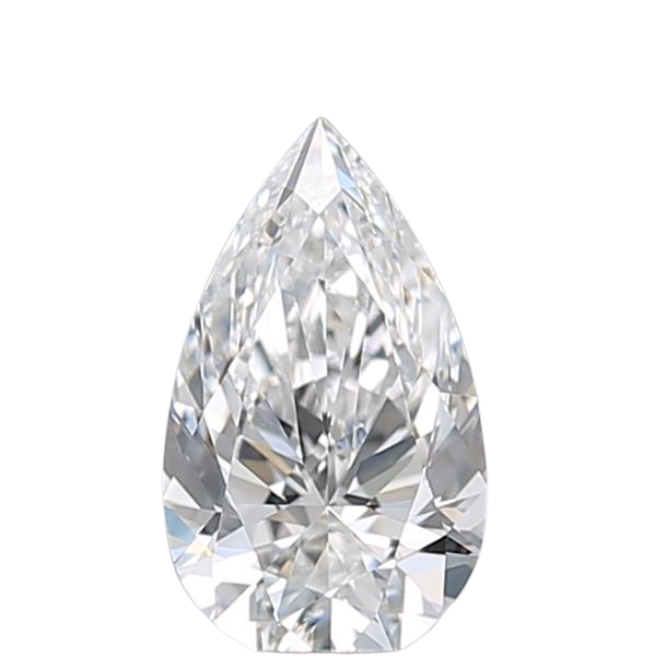 0.5 Carat E VS1 Pear Natural Diamond