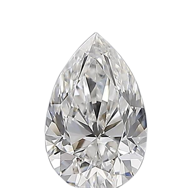 0.5 Carat E VVS1 Pear Natural Diamond