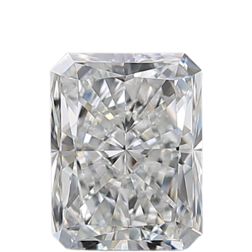 0.7 Carat F VVS1 Radiant Natural Diamond