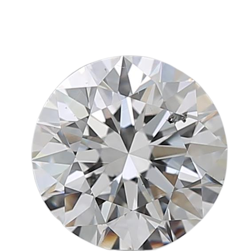 0.7 Carat F SI1 Round Natural Diamond