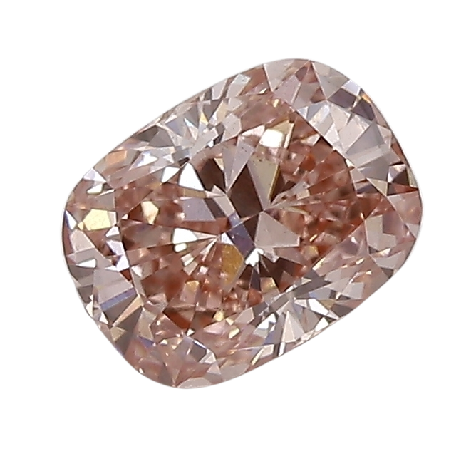 0.98 Carat PINK VS2 Elongated Cushion Lab Diamond