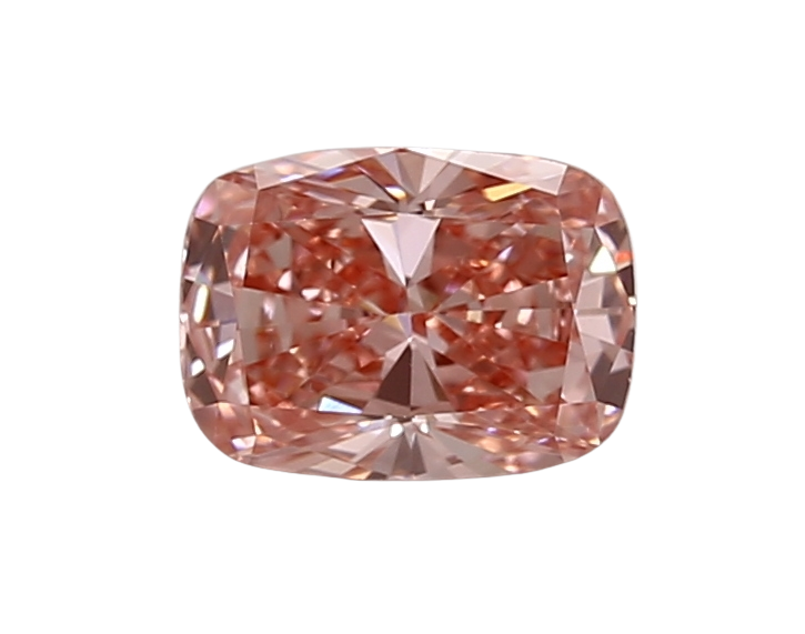 0.79 Carat PINK VS1 Elongated Cushion Lab Diamond