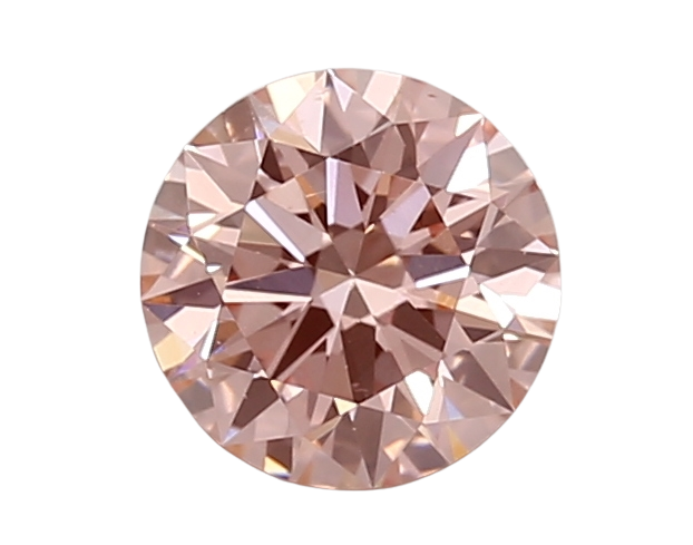 0.79 Carat PINK VS1 Round Lab Diamond