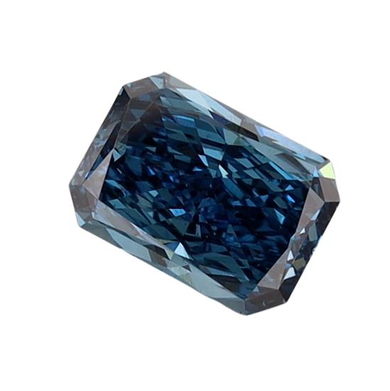 0.8 Carat BLUE VS1 Radiant Lab Diamond