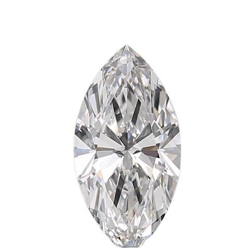 0.51 Carat F IF Marquise Natural Diamond