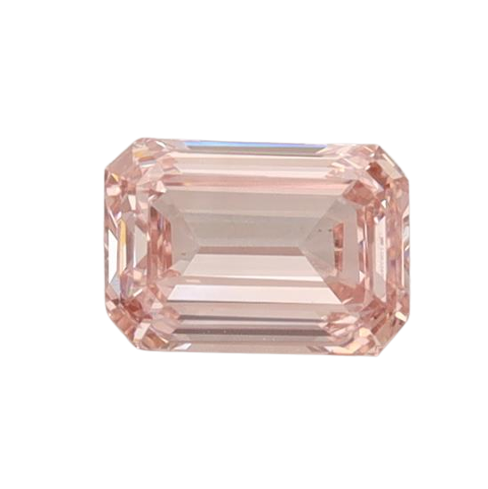 0.74 Carat PINK VS1 Emerald Lab Diamond