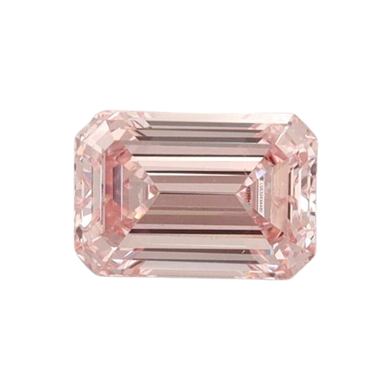 0.81 Carat PINK SI1 Emerald Lab Diamond