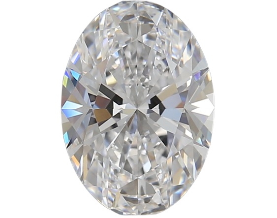 3.03 Carat F VVS2 Oval Lab Diamond