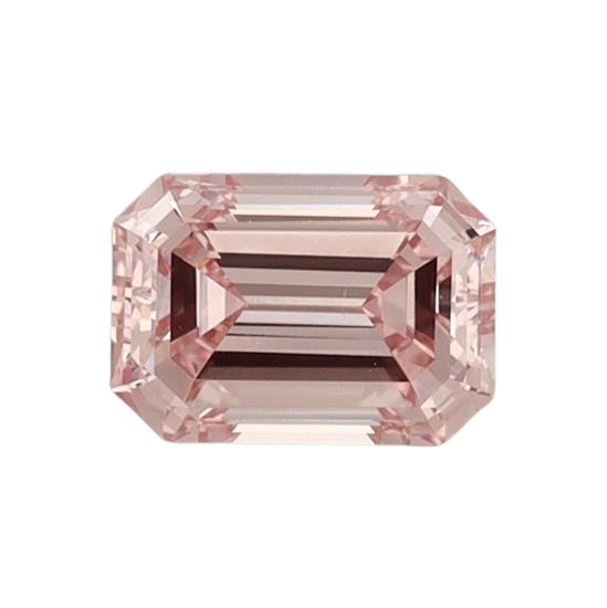 0.71 Carat PINK VS2 Emerald Lab Diamond