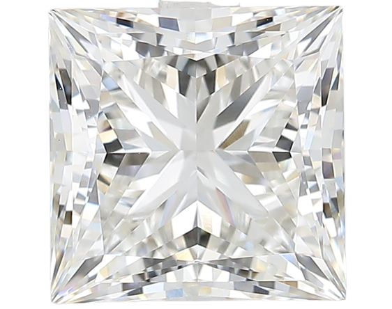 3.19 Carat F VVS2 Princess Lab Diamond