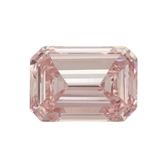 0.83 Carat PINK VS1 Emerald Lab Diamond