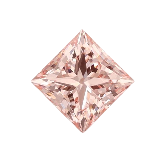 1.09 Carat PINK VVS2 Princess Lab Diamond