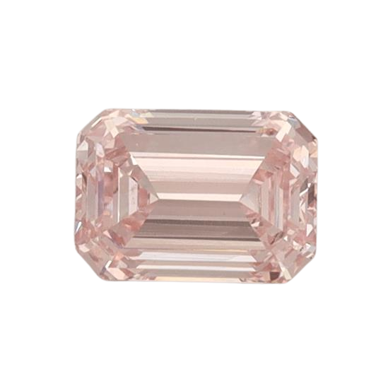 0.77 Carat PINK VS1 Emerald Lab Diamond