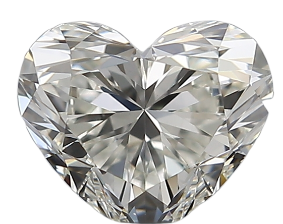 0.59 Carat J VS2 Heart Natural Diamond