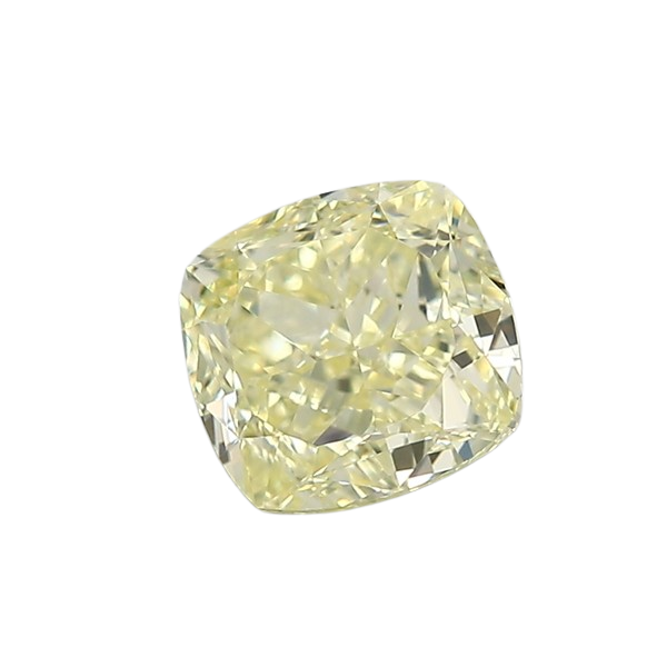 1.19 Carat YELLOW VS1 Cushion Natural Diamond