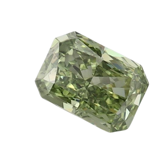0.81 Carat GREEN VS1 Radiant Lab Diamond