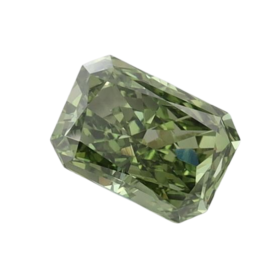 0.75 Carat GREEN VVS2 Radiant Lab Diamond