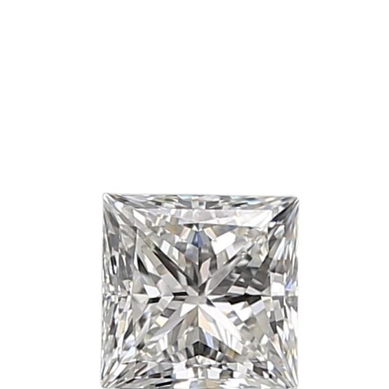 0.5 Carat H VVS1 Princess Natural Diamond