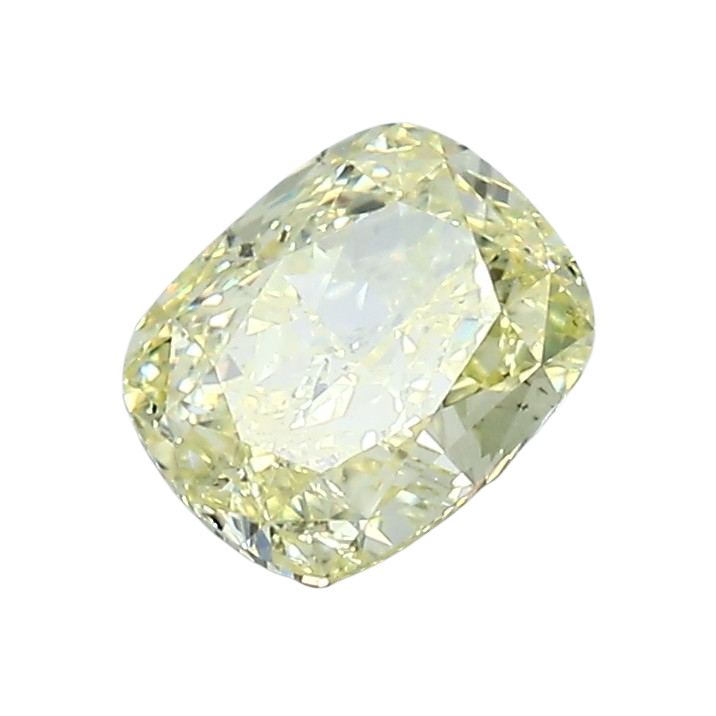 1.11 Carat YELLOW SI1 Elongated Cushion Natural Diamond
