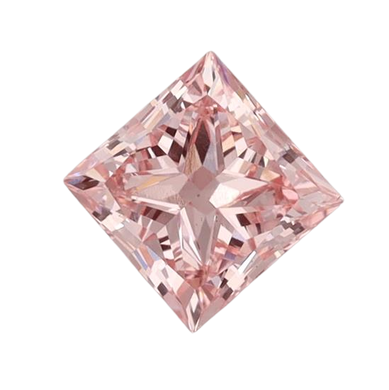0.95 Carat PINK VS1 Princess Lab Diamond