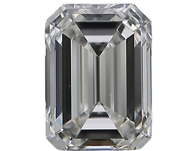 0.52 Carat H VS1 Emerald Natural Diamond