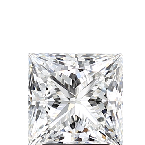 3.08 Carat F VVS2 Princess Lab Diamond