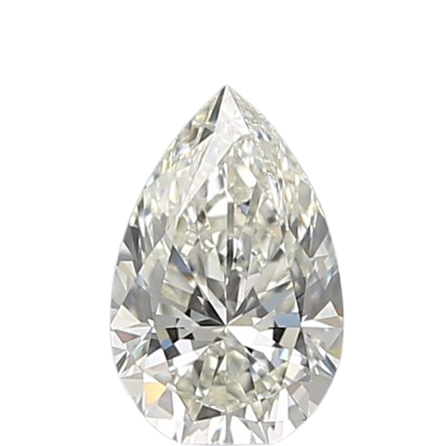 0.54 Carat J VVS2 Pear Natural Diamond