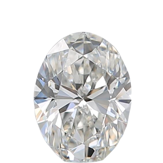 0.5 Carat H VVS1 Oval Natural Diamond