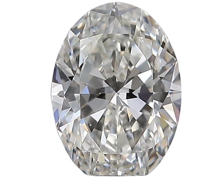0.5 Carat H SI1 Oval Natural Diamond