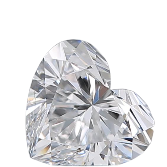 0.7 Carat D SI1 Heart Natural Diamond