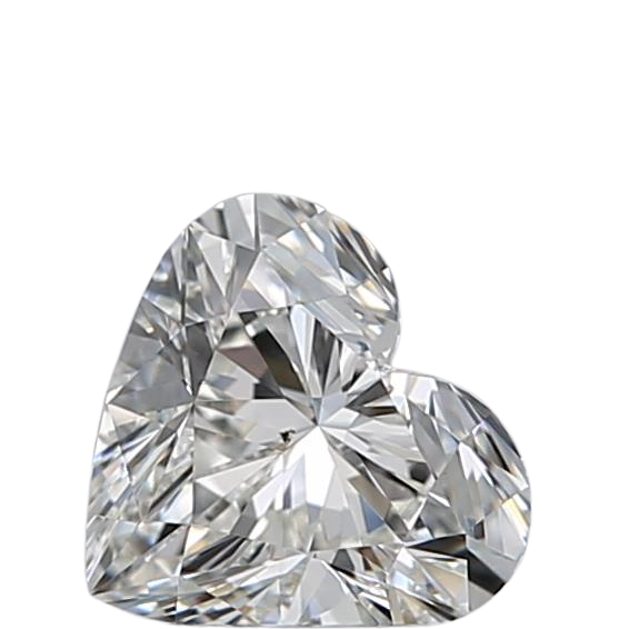 0.51 Carat H SI1 Heart Natural Diamond