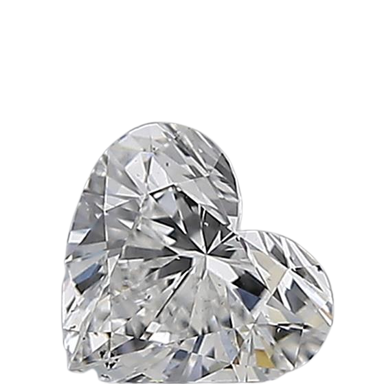 0.5 Carat E SI1 Heart Natural Diamond