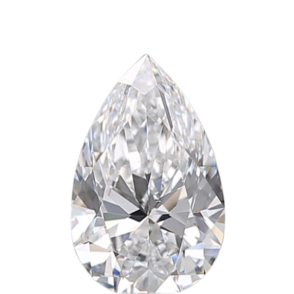 0.52 Carat D SI1 Pear Natural Diamond