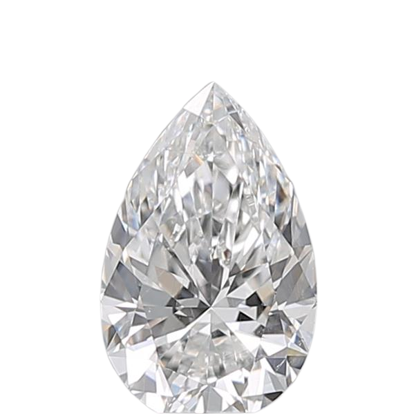 0.52 Carat E SI1 Pear Natural Diamond