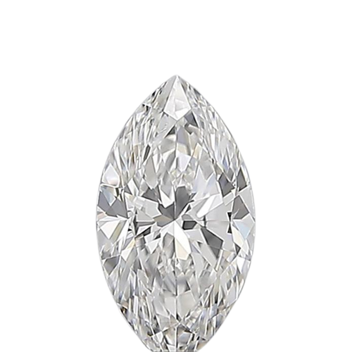 0.52 Carat E IF Marquise Natural Diamond