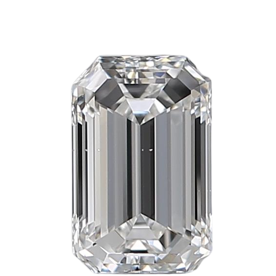 0.5 Carat D VS2 Emerald Natural Diamond