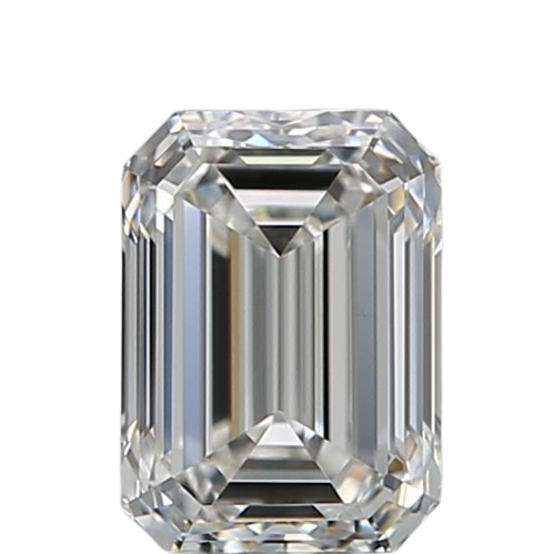0.7 Carat H VVS2 Emerald Natural Diamond