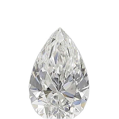 0.51 Carat G IF Pear Natural Diamond